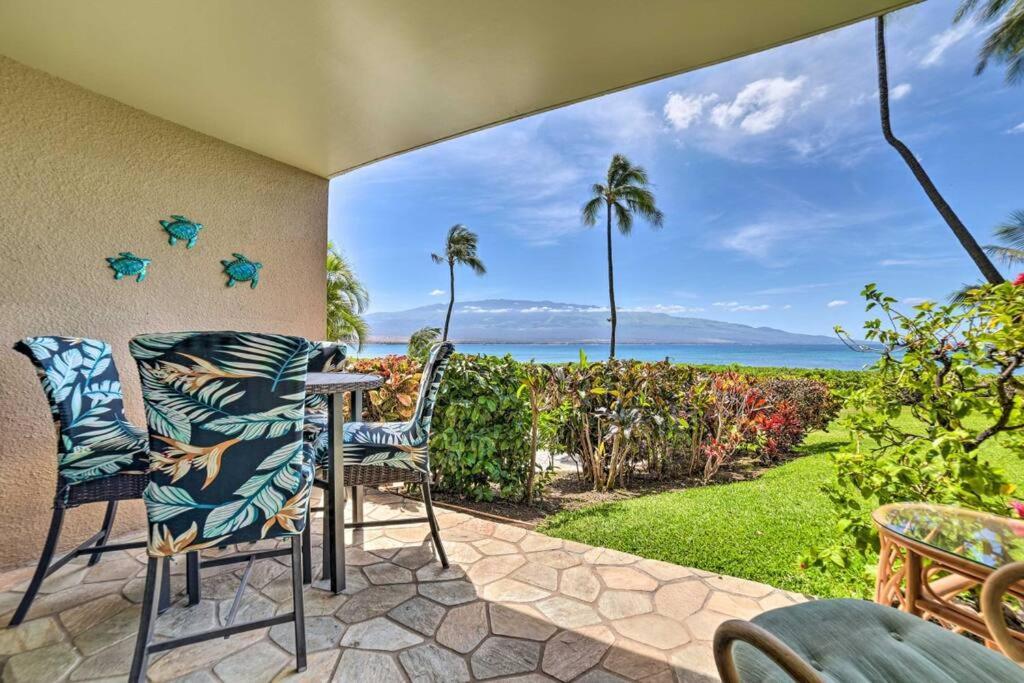 Stunning Maui Direct Ocean Front On The Beach, Walk To Beach From Condo, Watch Turtles, Whales, Ac In All Rooms Ocean View Pool And Spa Wailuku Екстериор снимка
